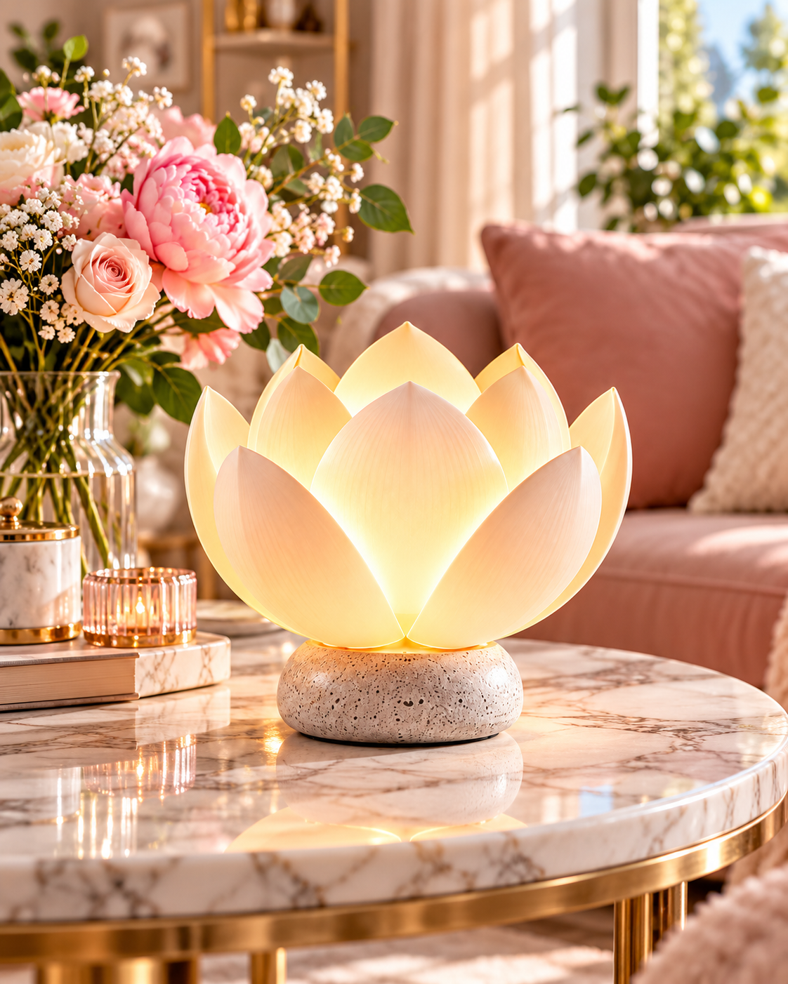 TLIFEY® Petal Glow Mini Sculptural Lamp