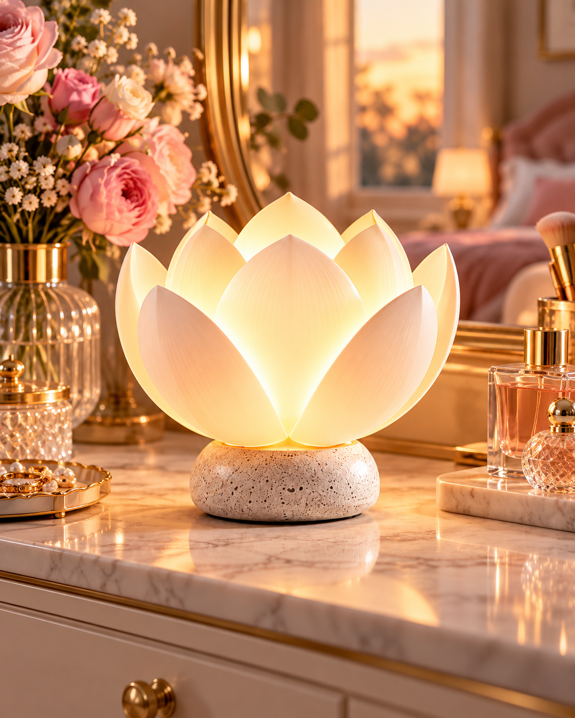 TLIFEY® Petal Glow Mini Sculptural Lamp
